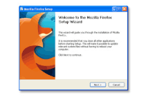 The Firefox installation program